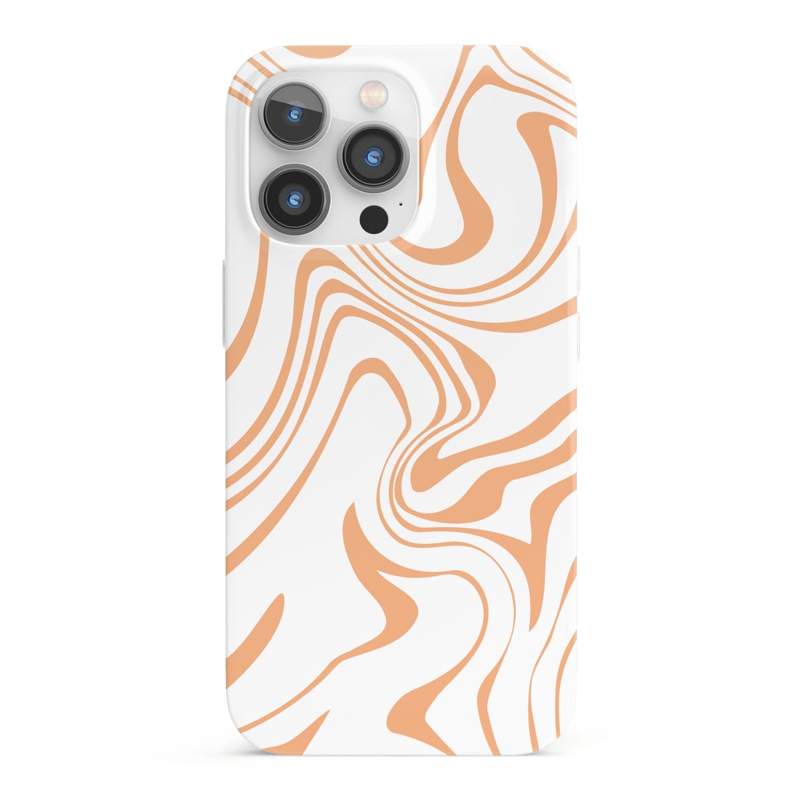 Retro Swirl iPhone 13 Pro Full Wrap 3D Snap Case