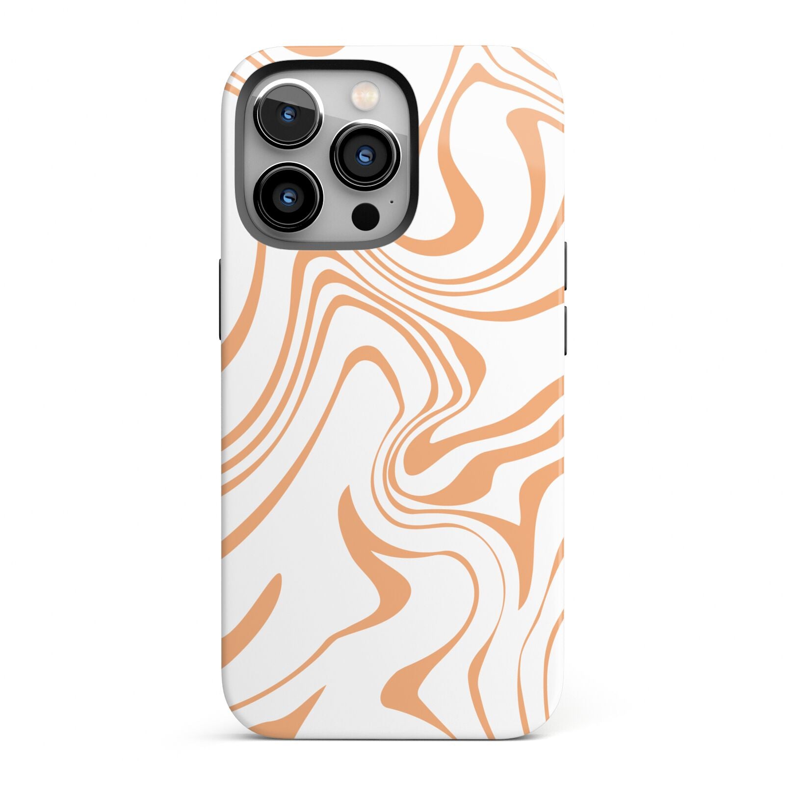 Retro Swirl iPhone 13 Pro Full Wrap 3D Tough Case