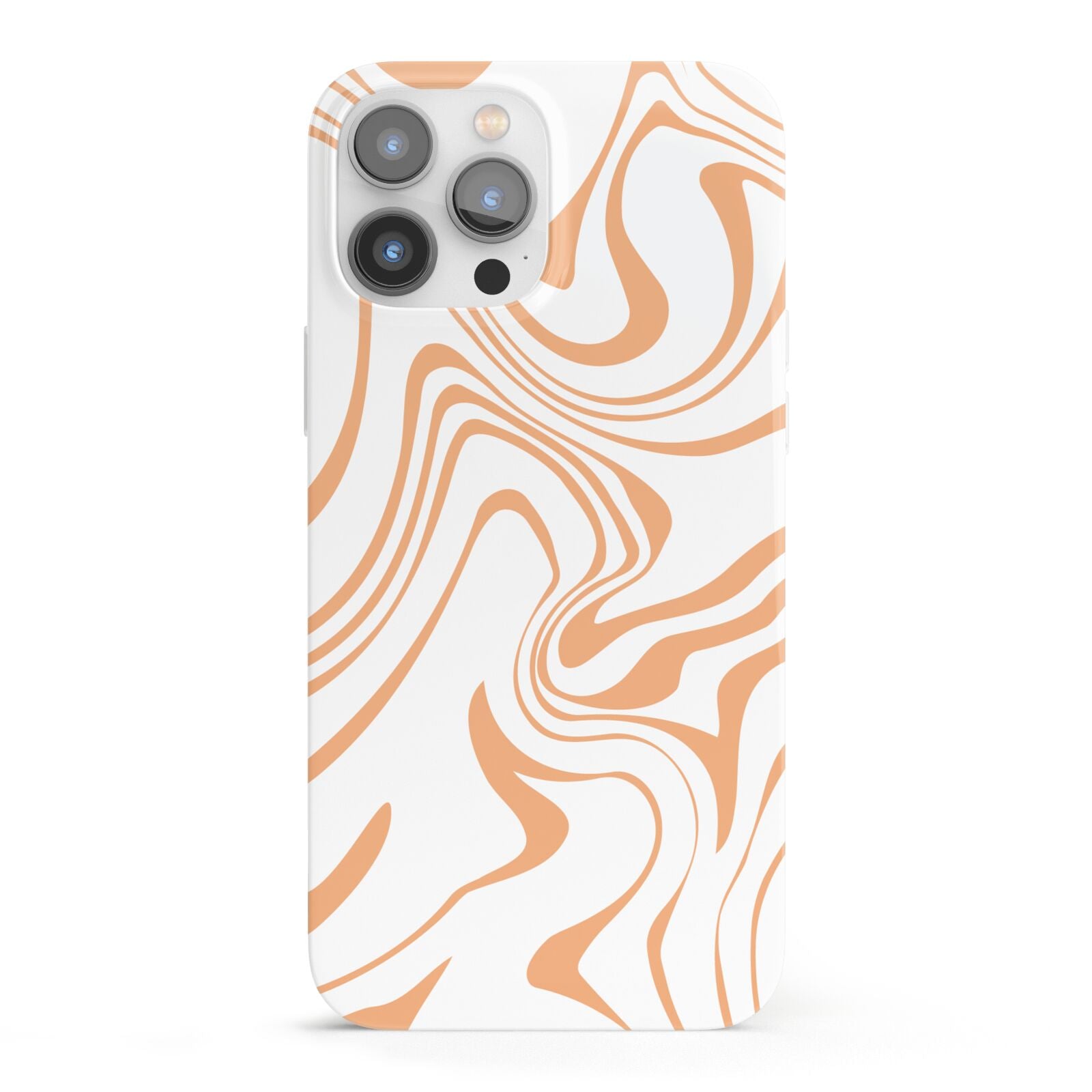 Retro Swirl iPhone 13 Pro Max Full Wrap 3D Snap Case