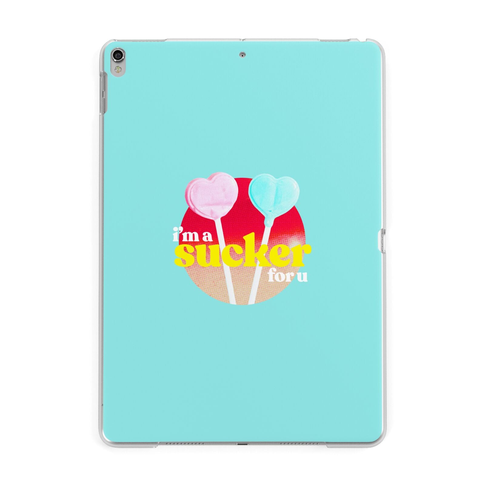 Retro Valentine Apple iPad Silver Case