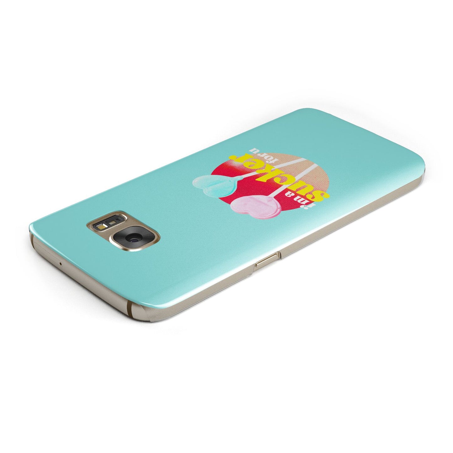 Retro Valentine Samsung Galaxy Case Top Cutout