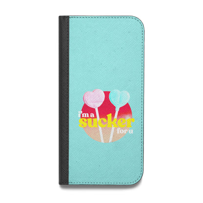 Retro Valentine Vegan Leather Flip Samsung Case