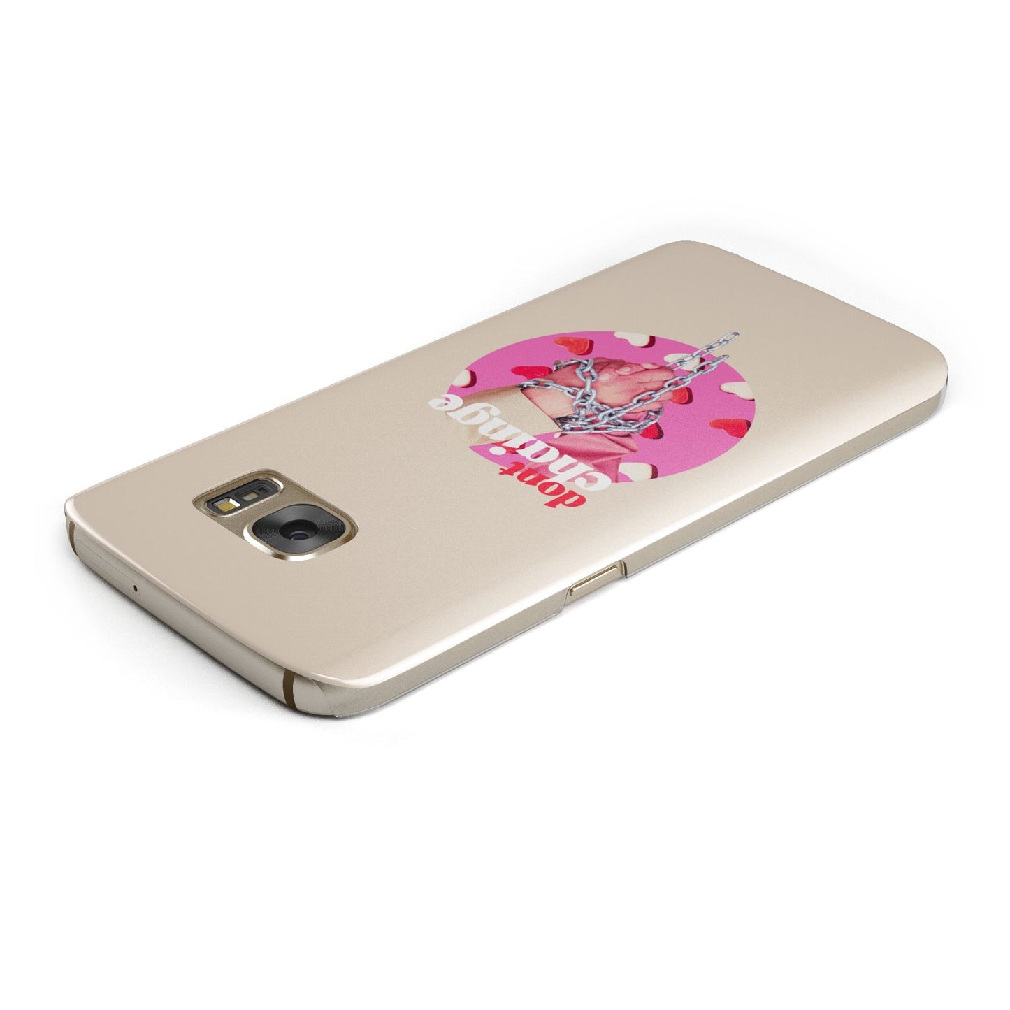 Retro Valentines Quote Samsung Galaxy Case Top Cutout