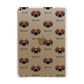 Rhodesian Ridgeback Icon with Name Apple iPad Gold Case