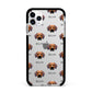 Rhodesian Ridgeback Icon with Name Apple iPhone 11 Pro Max in Silver with Black Impact Case