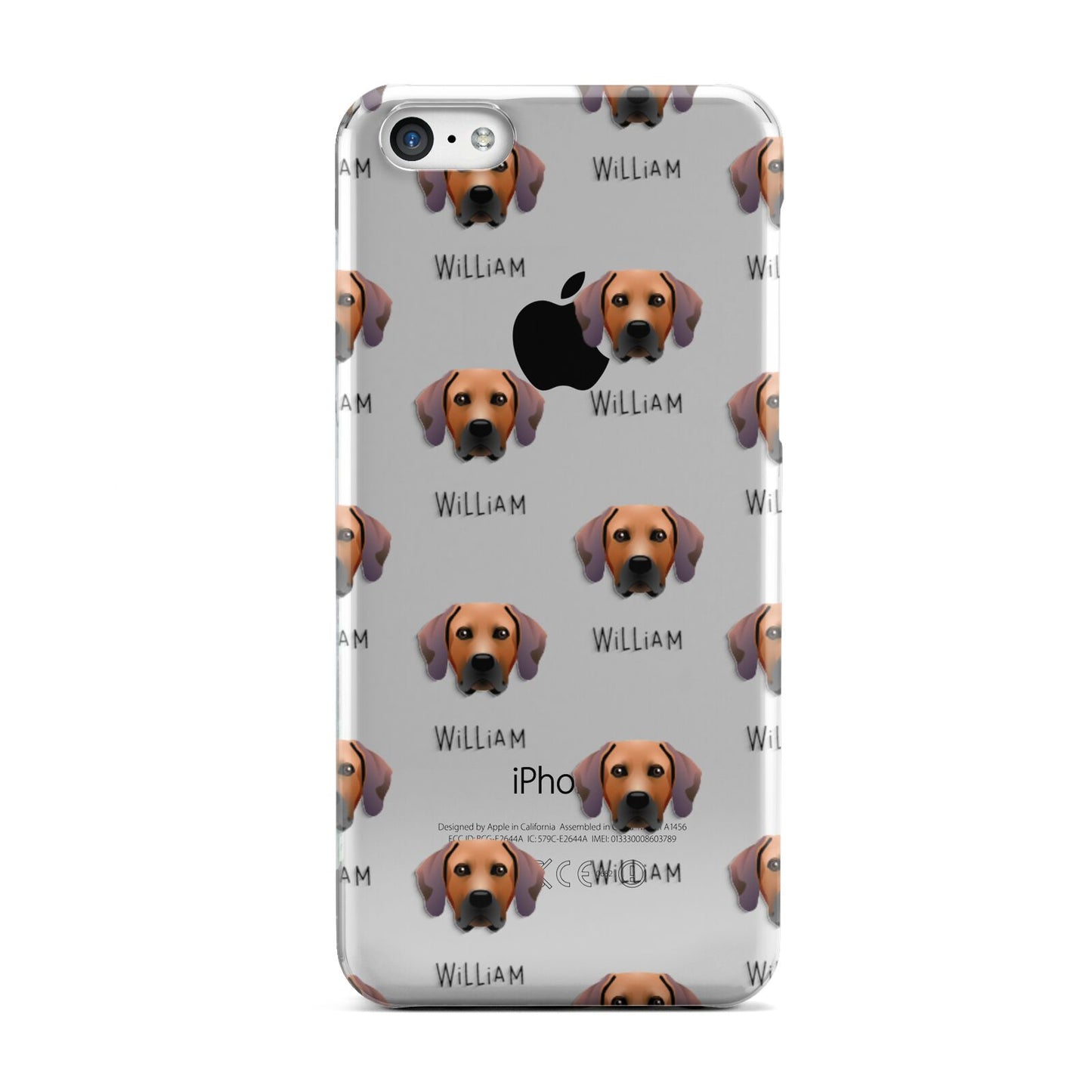 Rhodesian Ridgeback Icon with Name Apple iPhone 5c Case