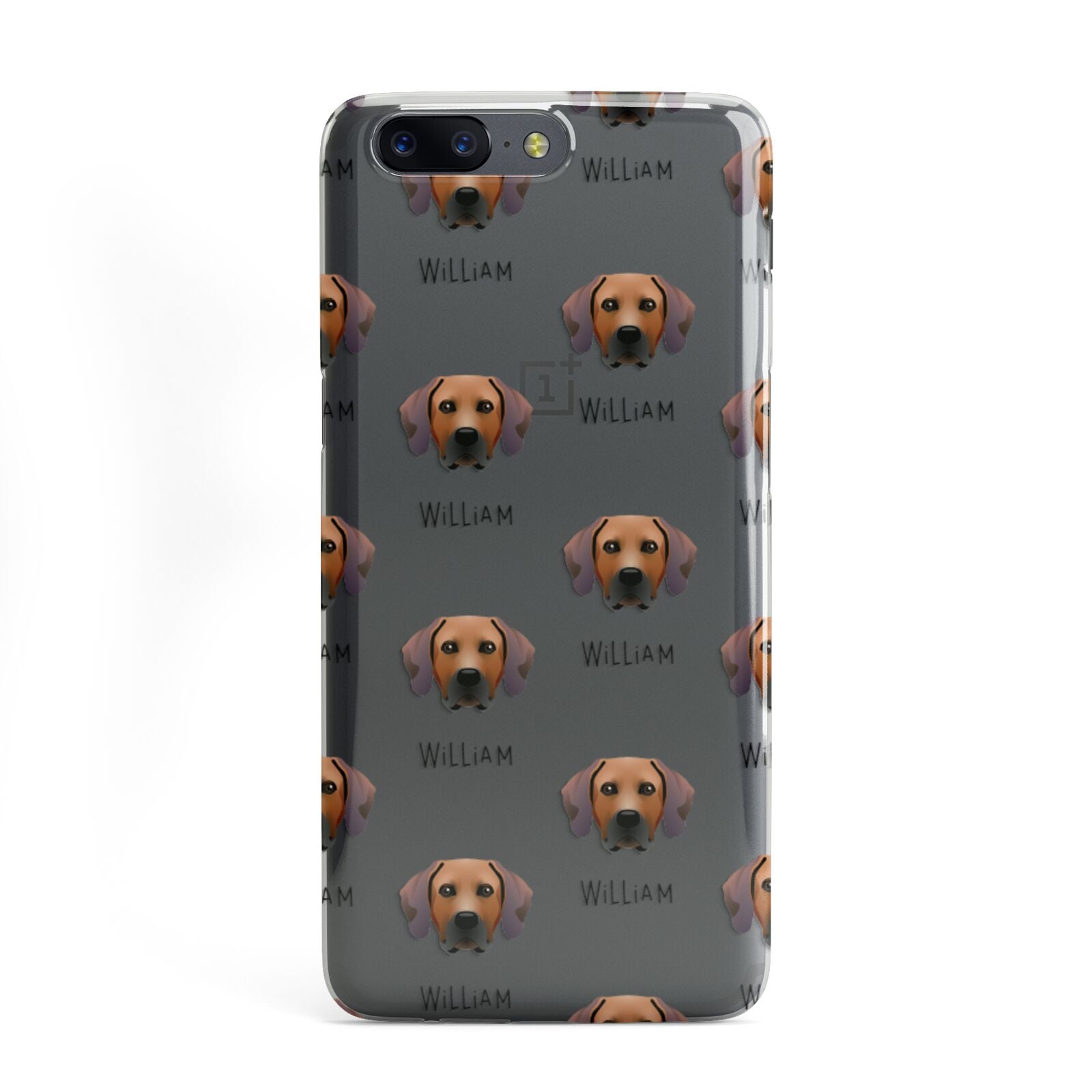 Rhodesian Ridgeback Icon with Name OnePlus Case