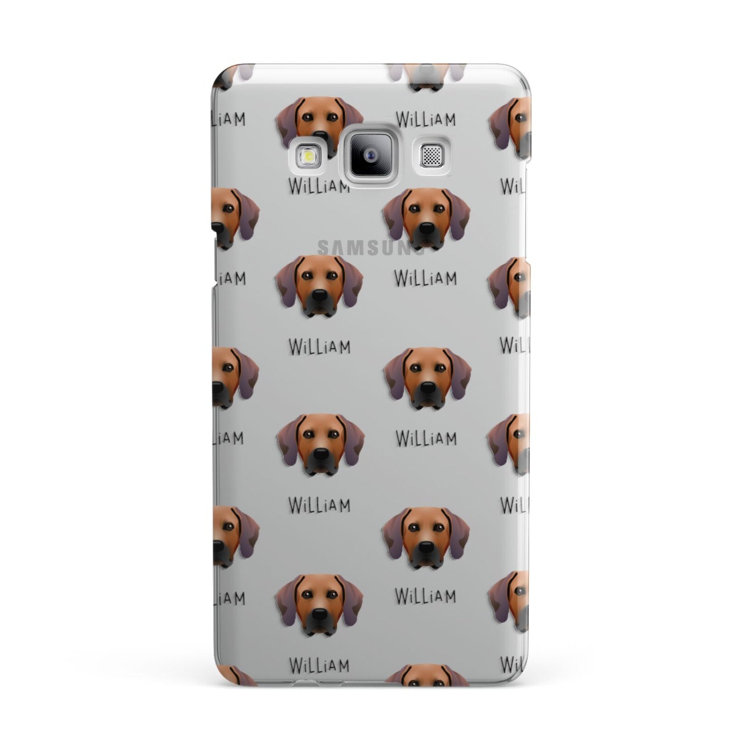 Rhodesian Ridgeback Icon with Name Samsung Galaxy A7 2015 Case