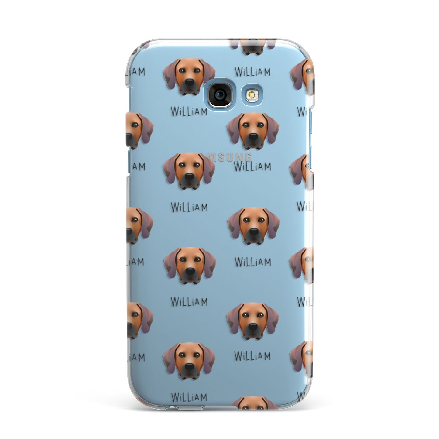 Rhodesian Ridgeback Icon with Name Samsung Galaxy A7 2017 Case