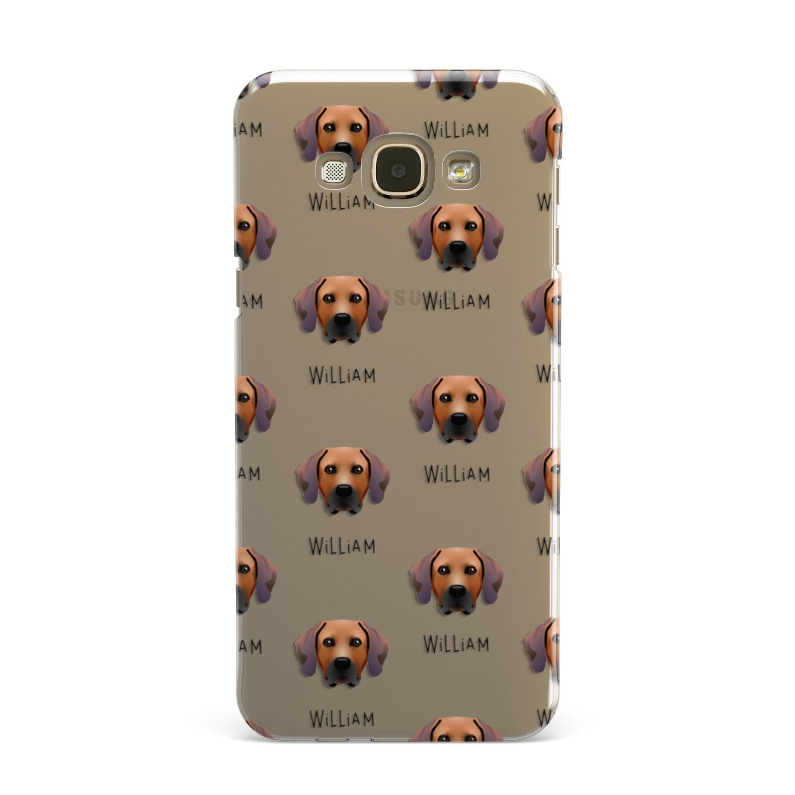 Rhodesian Ridgeback Icon with Name Samsung Galaxy A8 Case