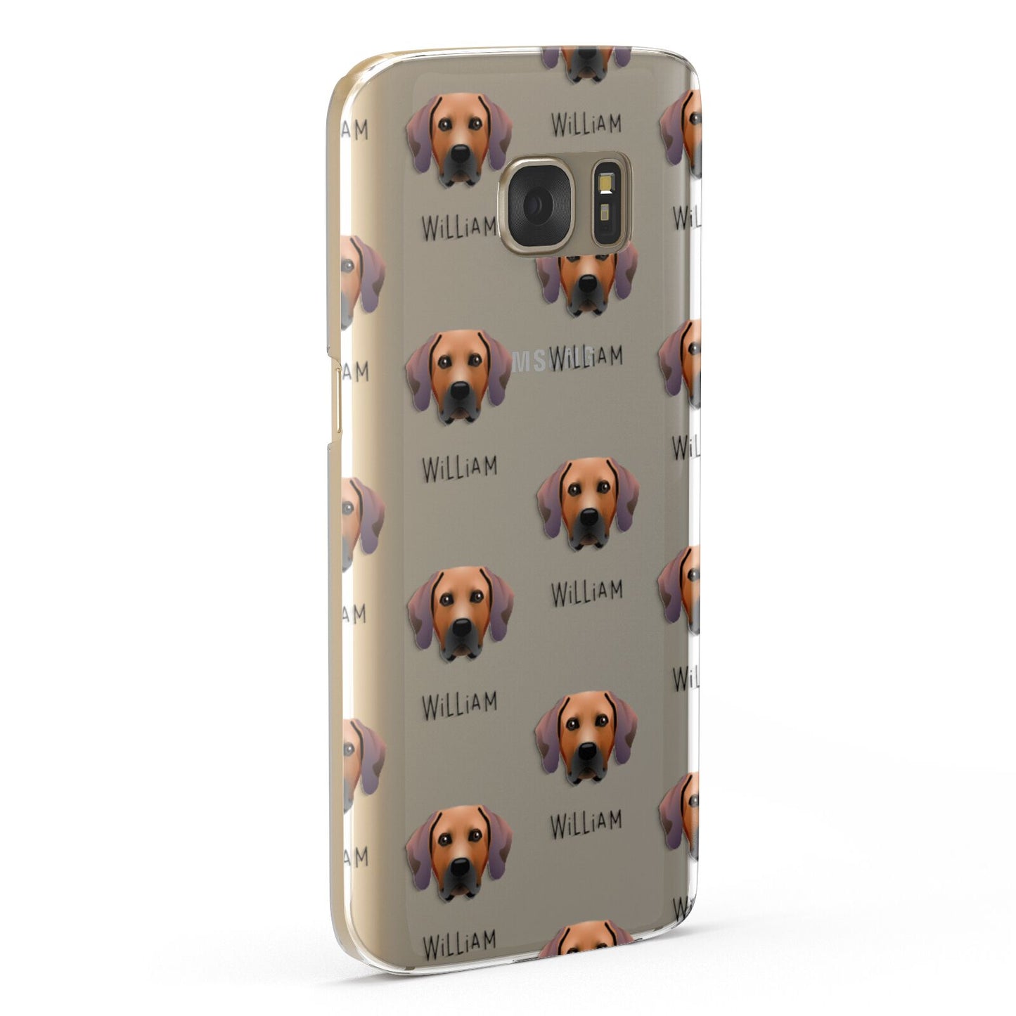 Rhodesian Ridgeback Icon with Name Samsung Galaxy Case Fourty Five Degrees