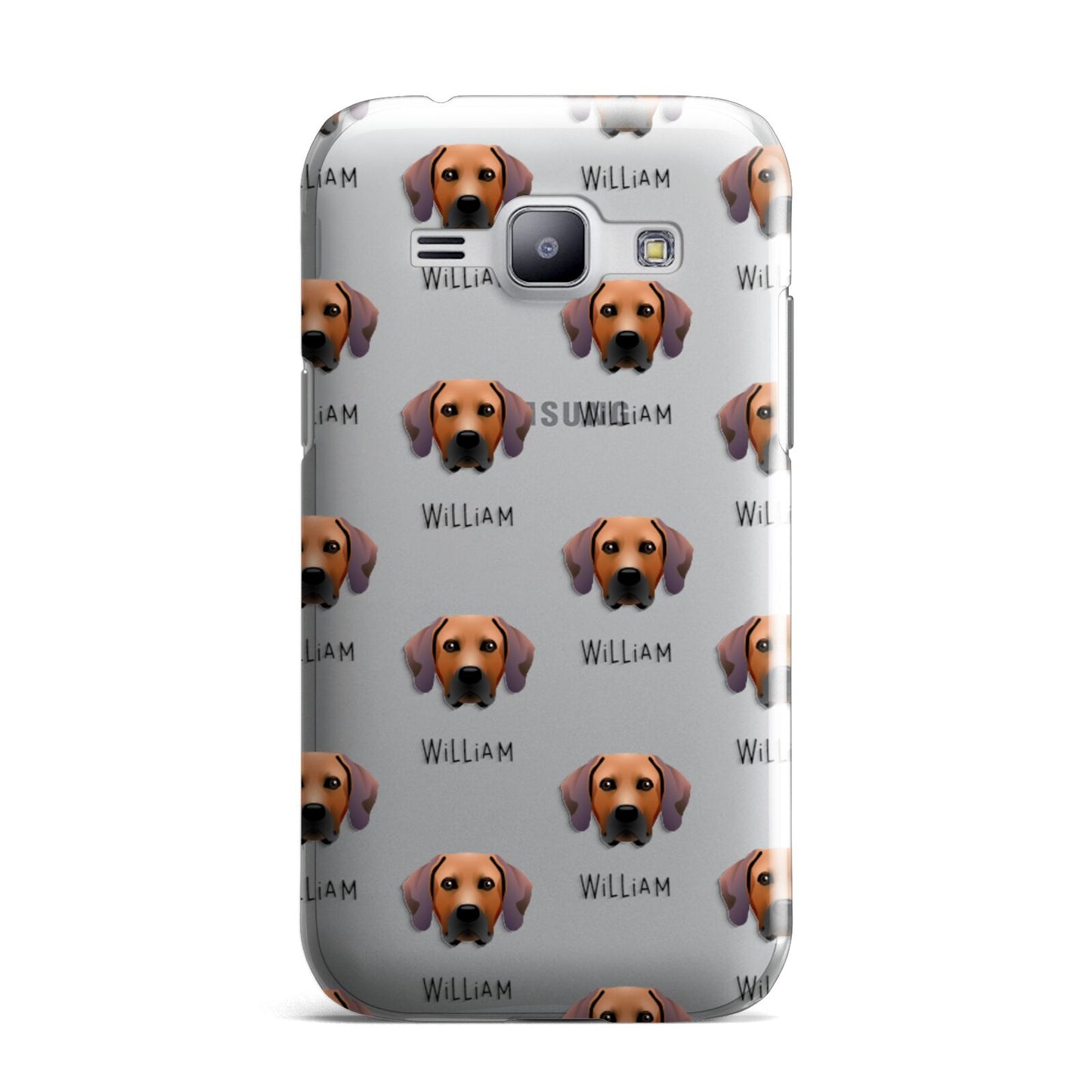 Rhodesian Ridgeback Icon with Name Samsung Galaxy J1 2015 Case