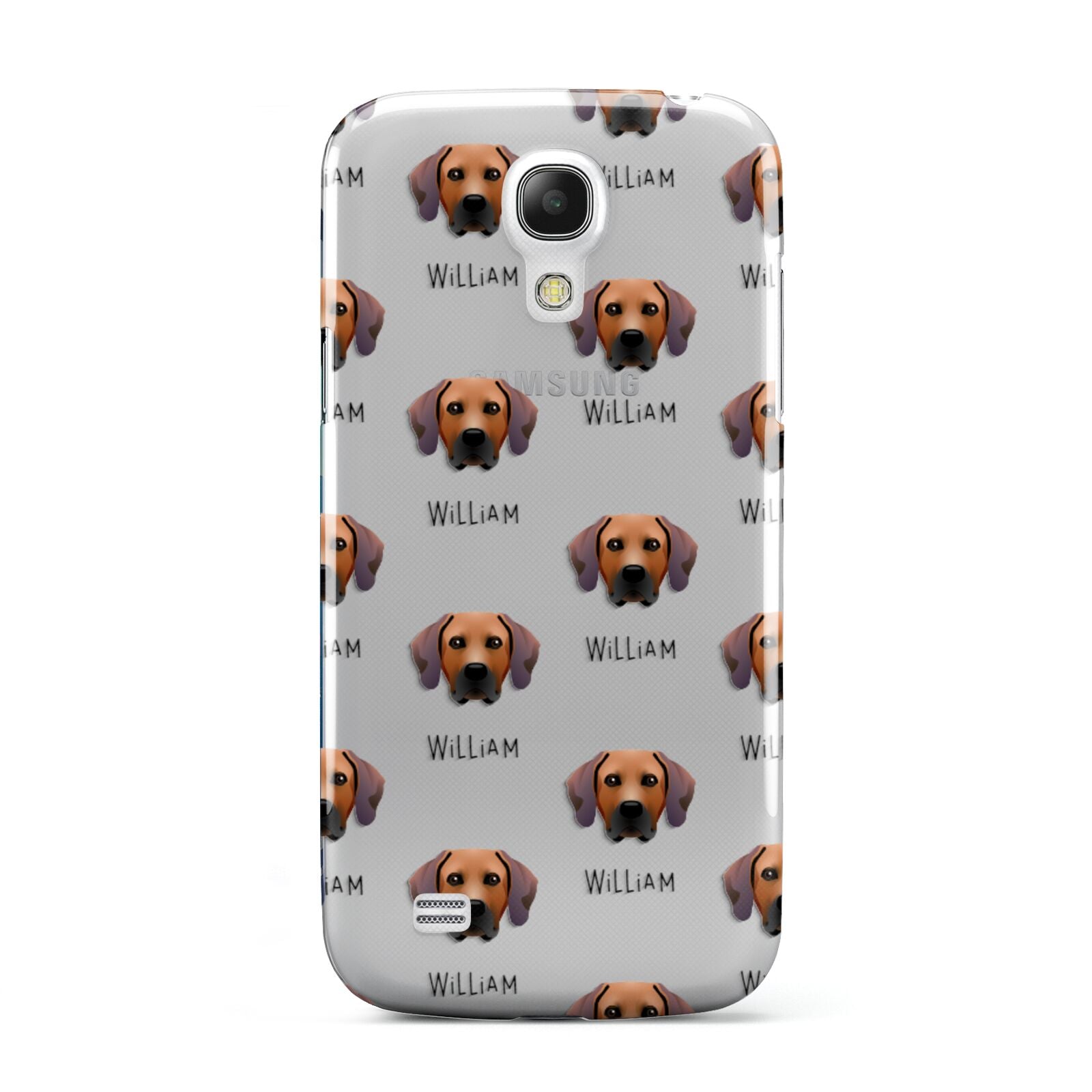 Rhodesian Ridgeback Icon with Name Samsung Galaxy S4 Mini Case