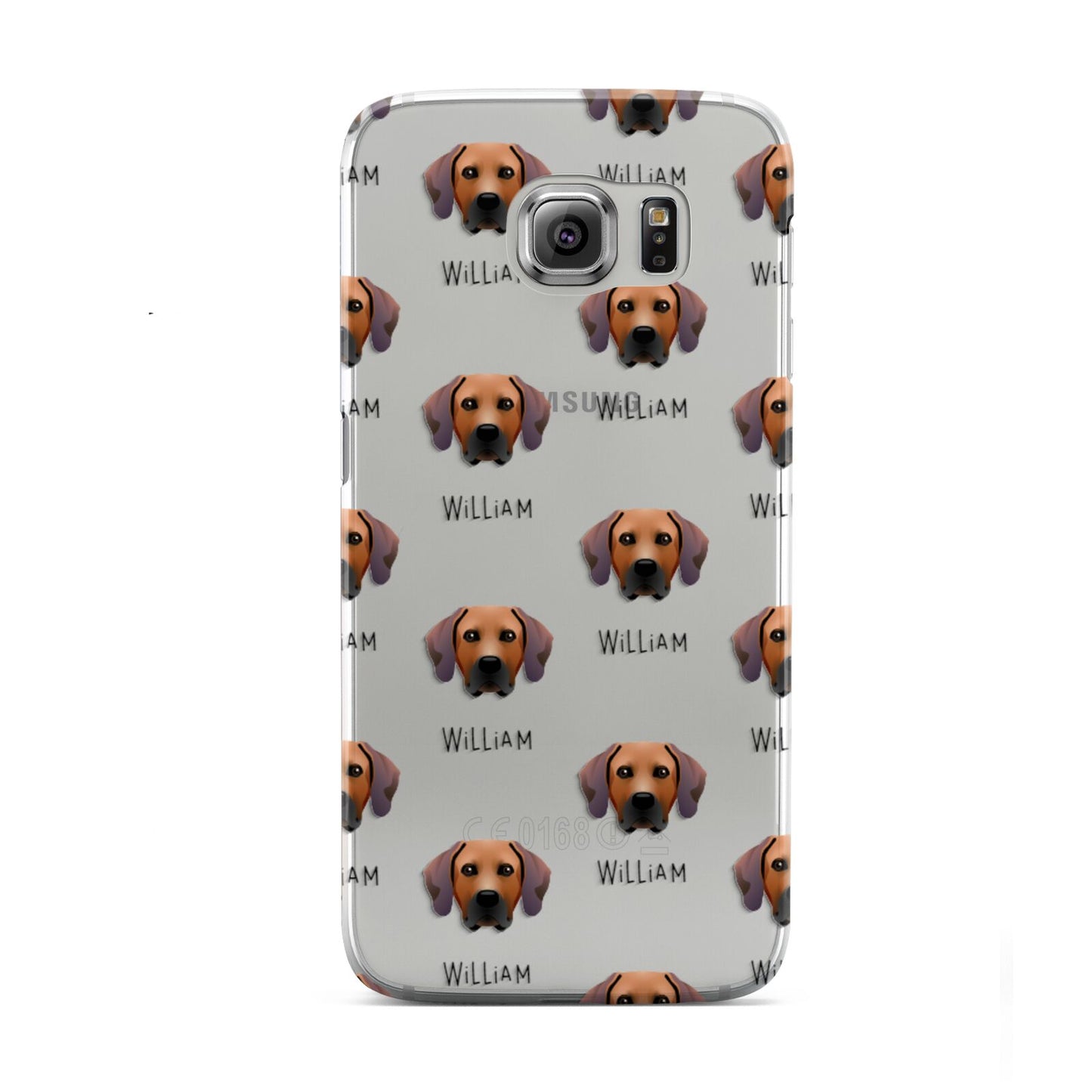 Rhodesian Ridgeback Icon with Name Samsung Galaxy S6 Case