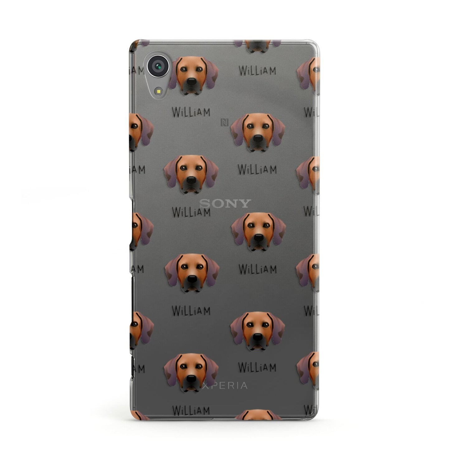 Rhodesian Ridgeback Icon with Name Sony Xperia Case