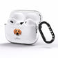 Rhodesian Ridgeback Personalised AirPods Pro Clear Case Side Image