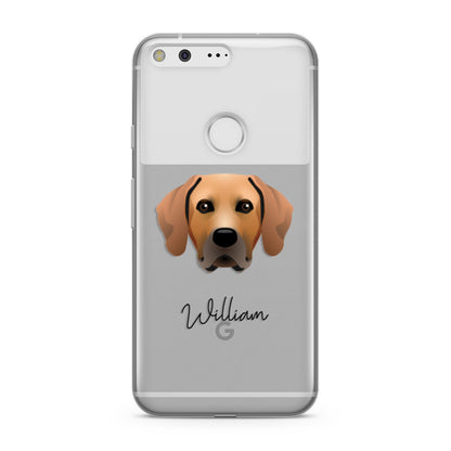 Rhodesian Ridgeback Personalised Google Pixel Case