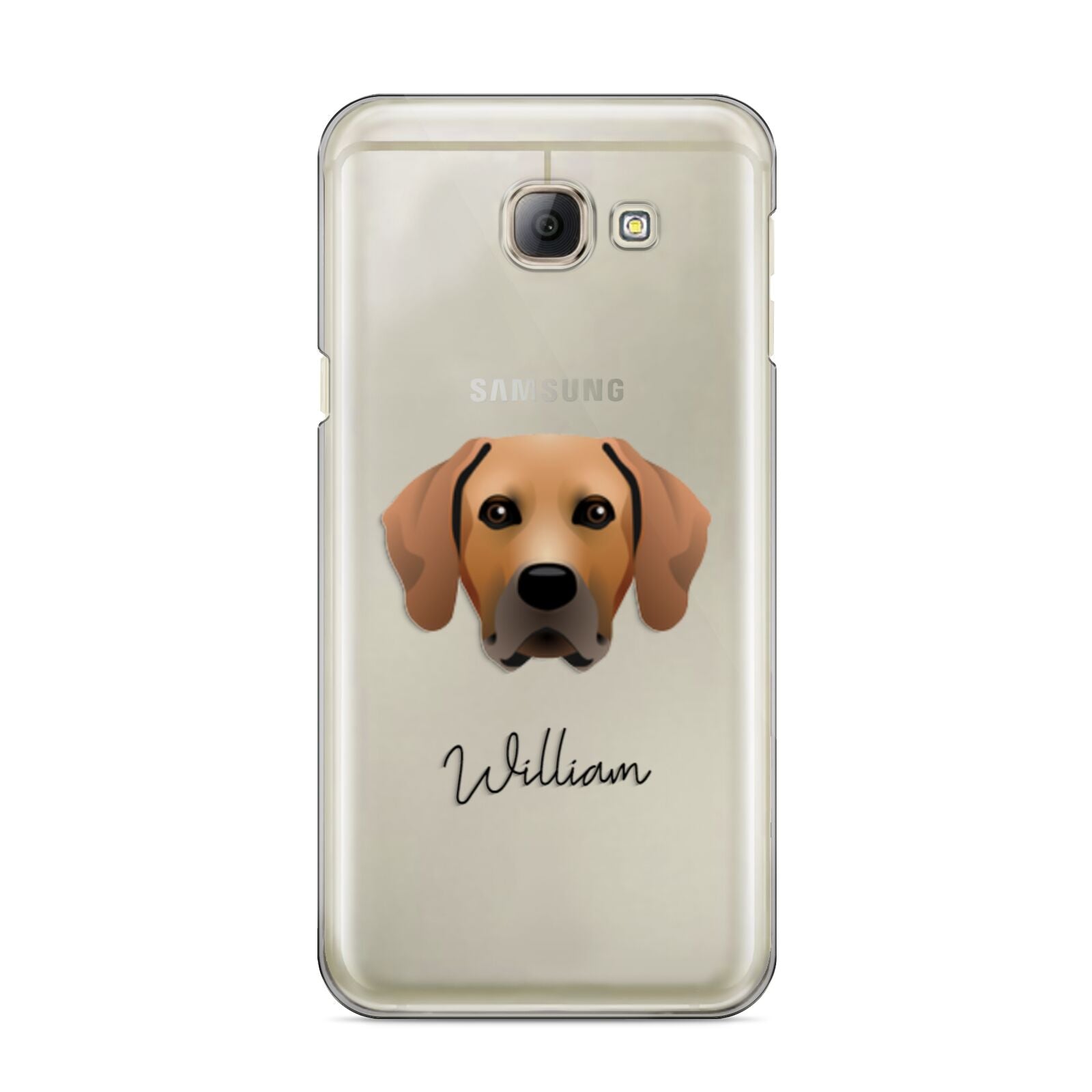 Rhodesian Ridgeback Personalised Samsung Galaxy A8 2016 Case