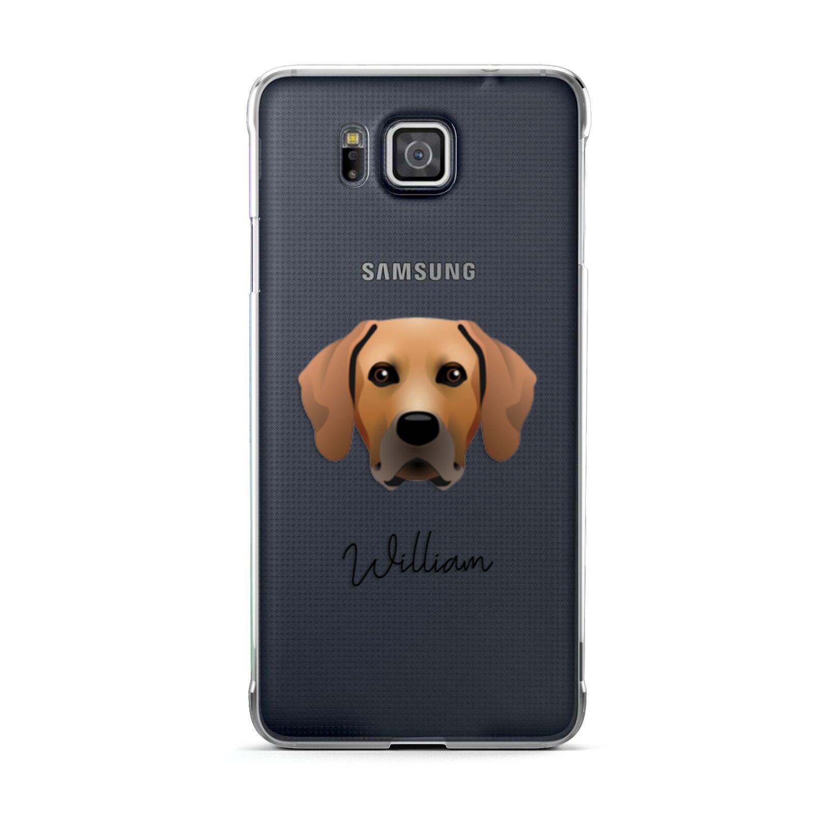 Rhodesian Ridgeback Personalised Samsung Galaxy Alpha Case