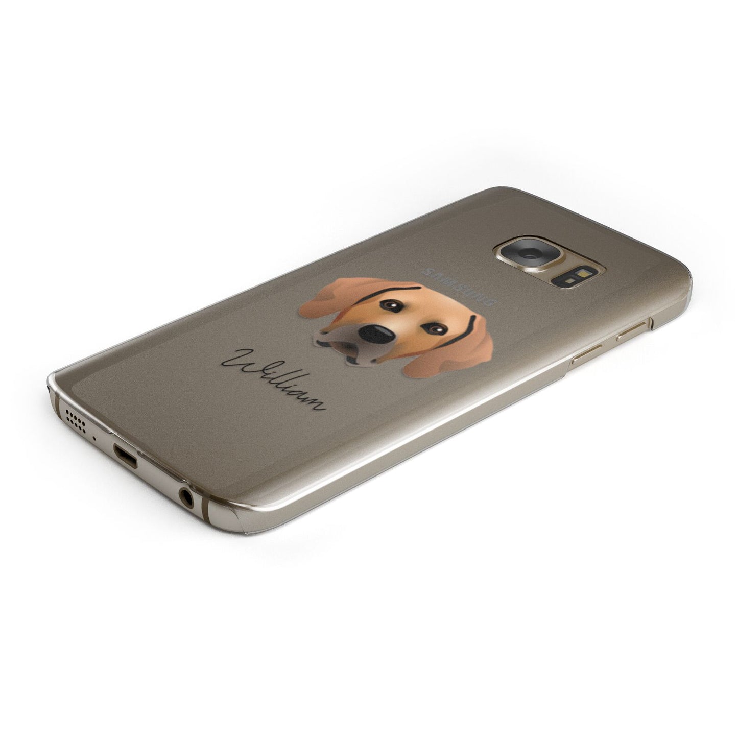 Rhodesian Ridgeback Personalised Samsung Galaxy Case Bottom Cutout