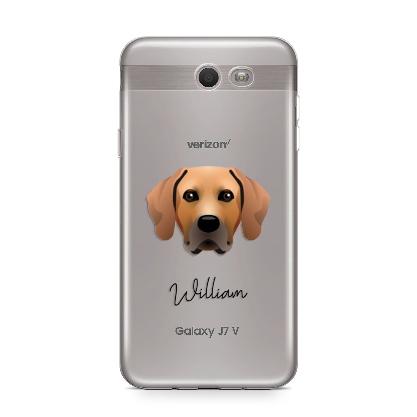 Rhodesian Ridgeback Personalised Samsung Galaxy J7 2017 Case