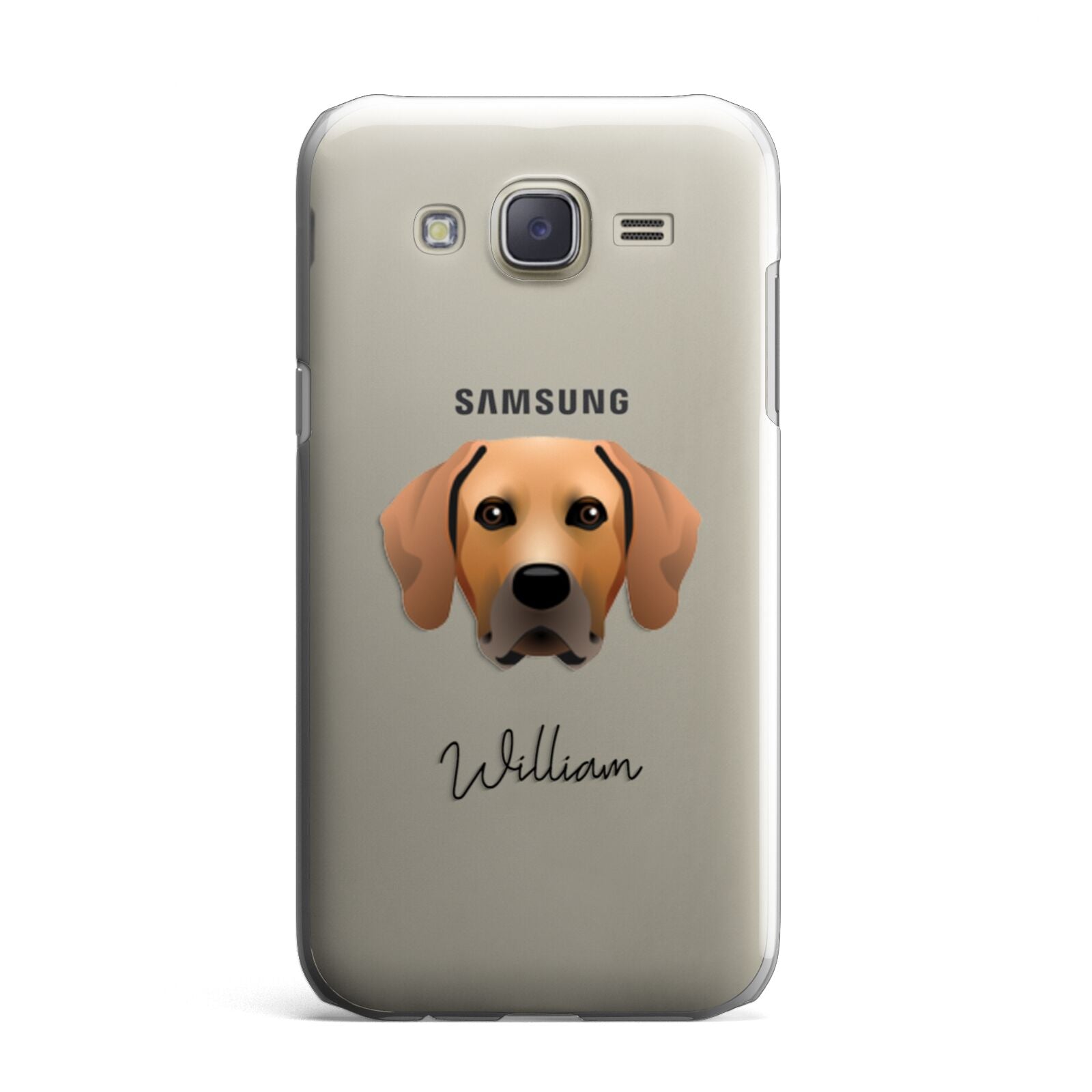 Rhodesian Ridgeback Personalised Samsung Galaxy J7 Case