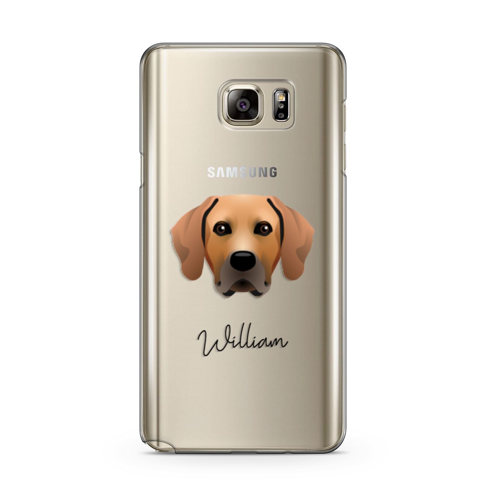 Rhodesian Ridgeback Personalised Samsung Galaxy Note 5 Case