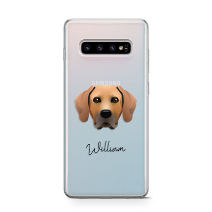 Rhodesian Ridgeback Personalised Samsung Galaxy S10 Case