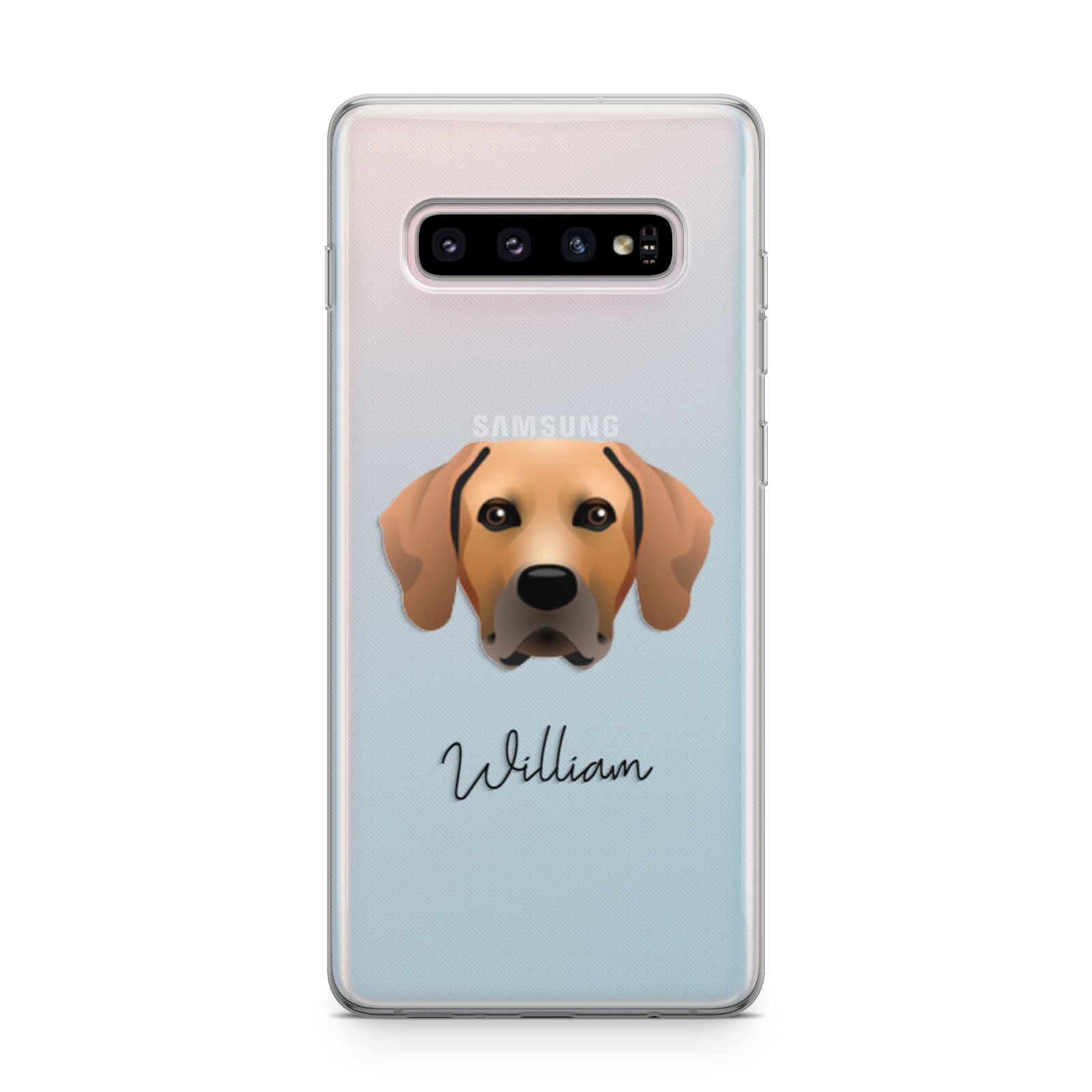 Rhodesian Ridgeback Personalised Samsung Galaxy S10 Plus Case