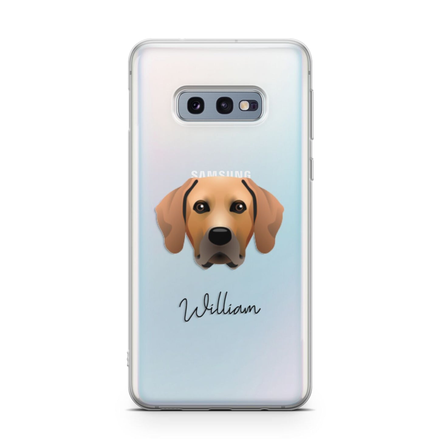 Rhodesian Ridgeback Personalised Samsung Galaxy S10E Case