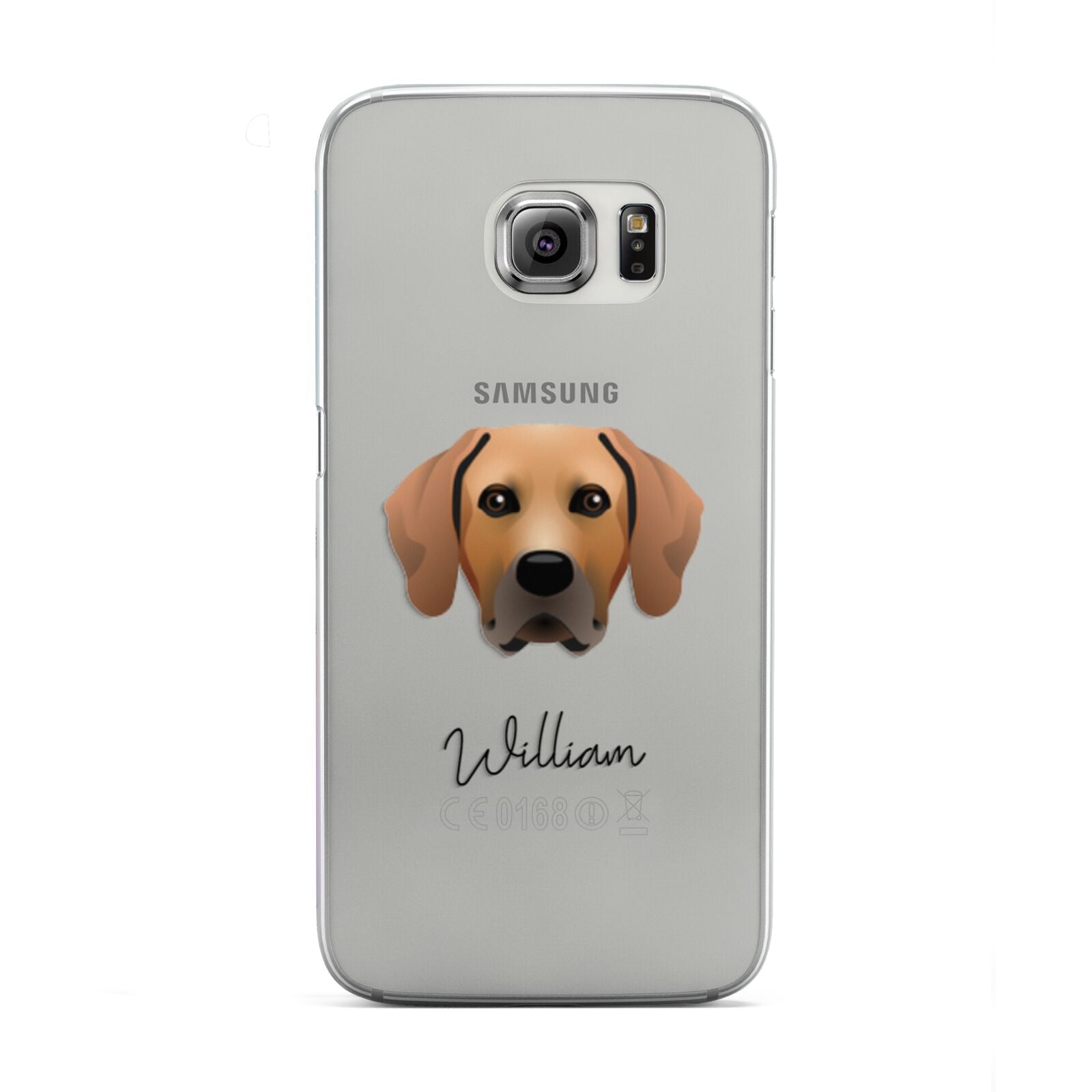 Rhodesian Ridgeback Personalised Samsung Galaxy S6 Edge Case