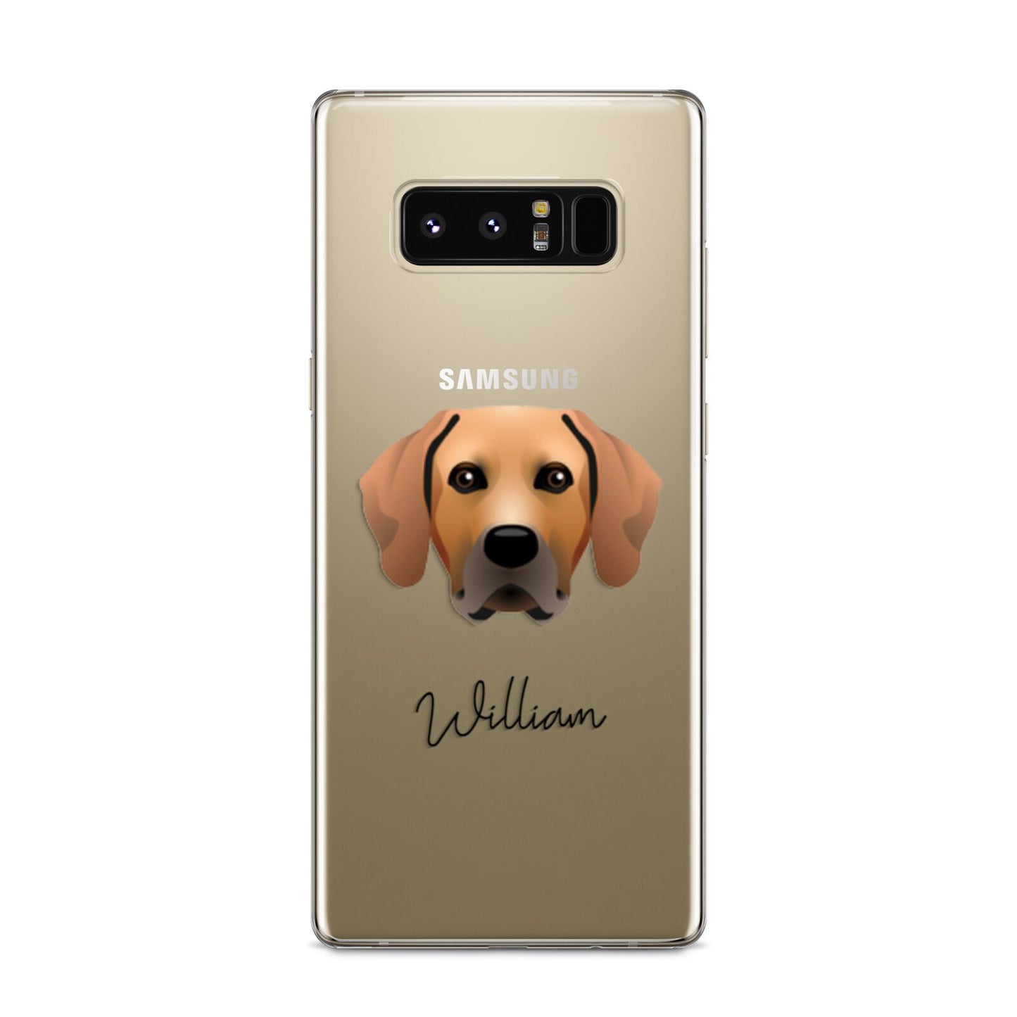 Rhodesian Ridgeback Personalised Samsung Galaxy S8 Case