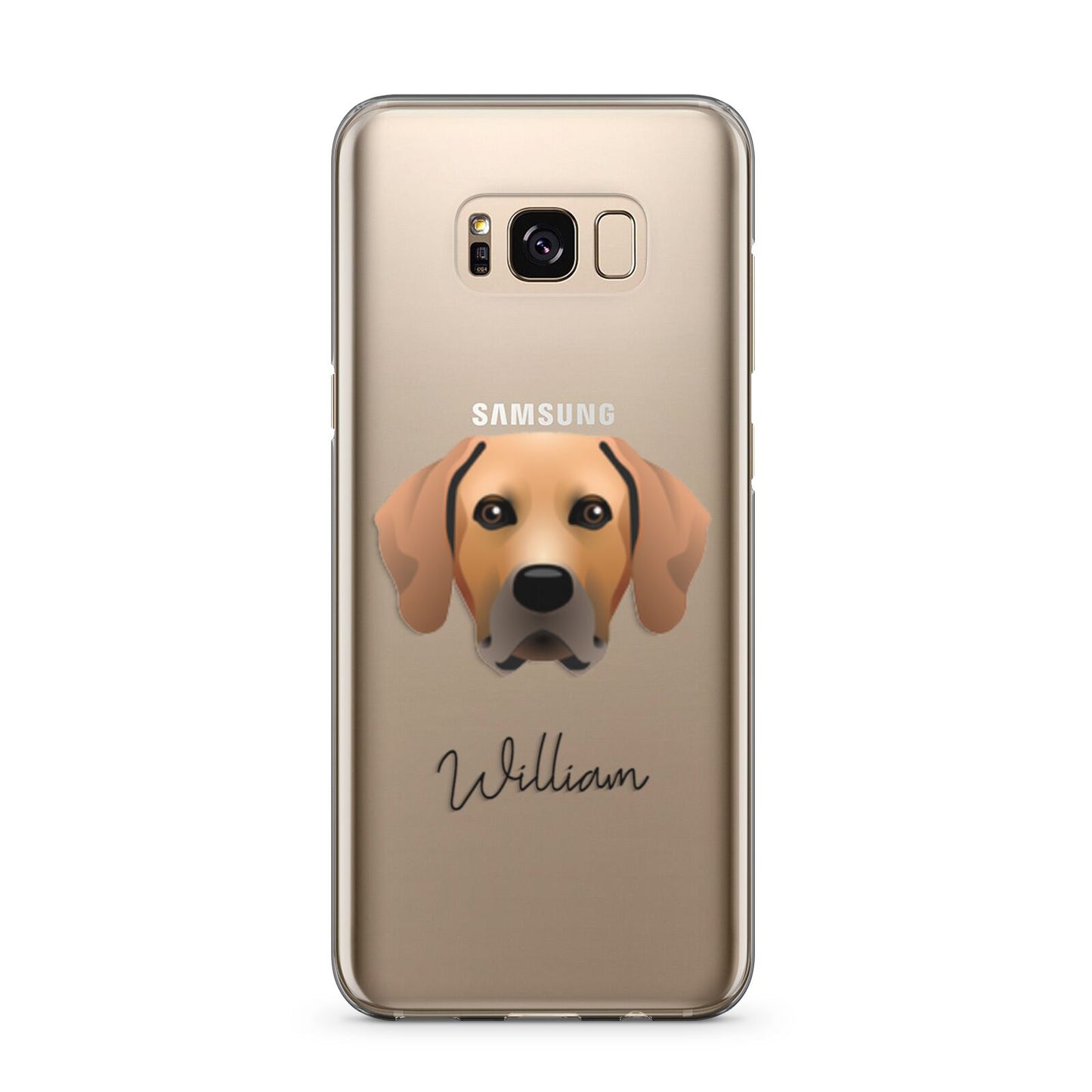 Rhodesian Ridgeback Personalised Samsung Galaxy S8 Plus Case