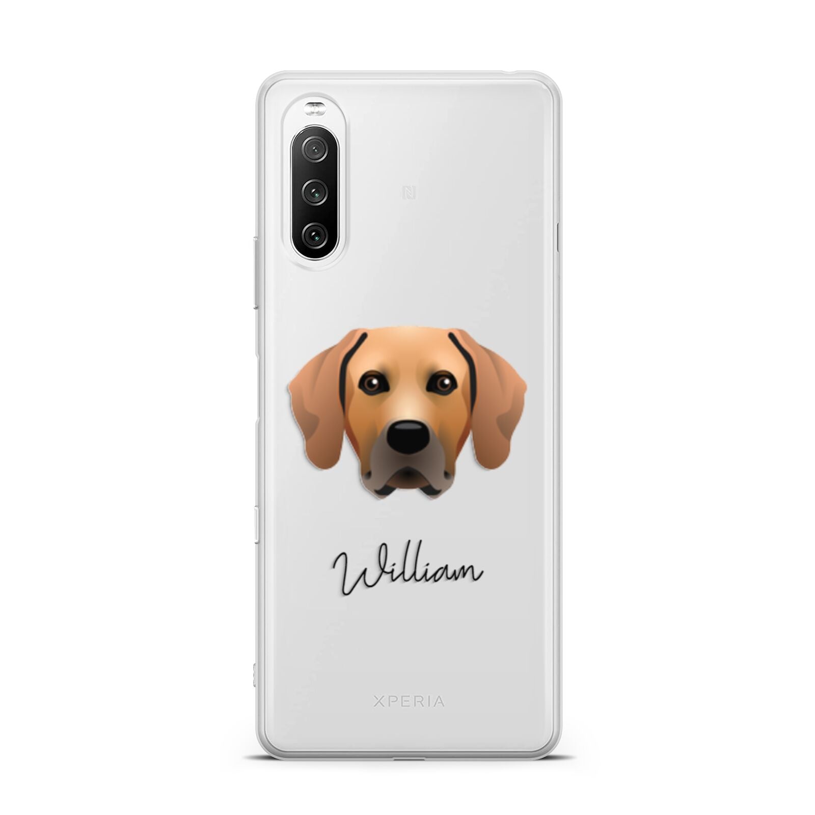 Rhodesian Ridgeback Personalised Sony Xperia 10 III Case