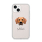 Rhodesian Ridgeback Personalised iPhone 14 Clear Tough Case Starlight