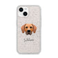 Rhodesian Ridgeback Personalised iPhone 14 Glitter Tough Case Starlight