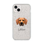 Rhodesian Ridgeback Personalised iPhone 14 Plus Glitter Tough Case Starlight