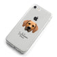 Rhodesian Ridgeback Personalised iPhone 8 Bumper Case on Silver iPhone Alternative Image