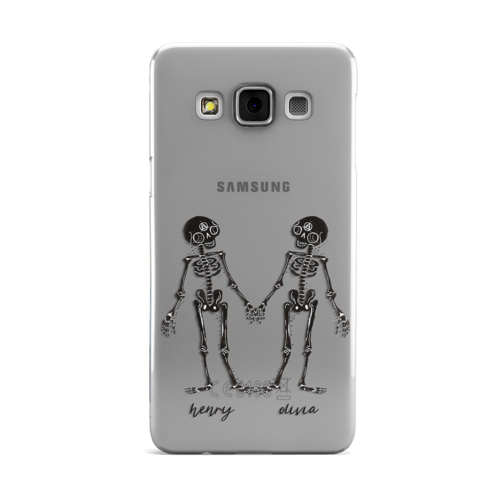 Romantic Skeletons Personalised Samsung Galaxy A3 Case