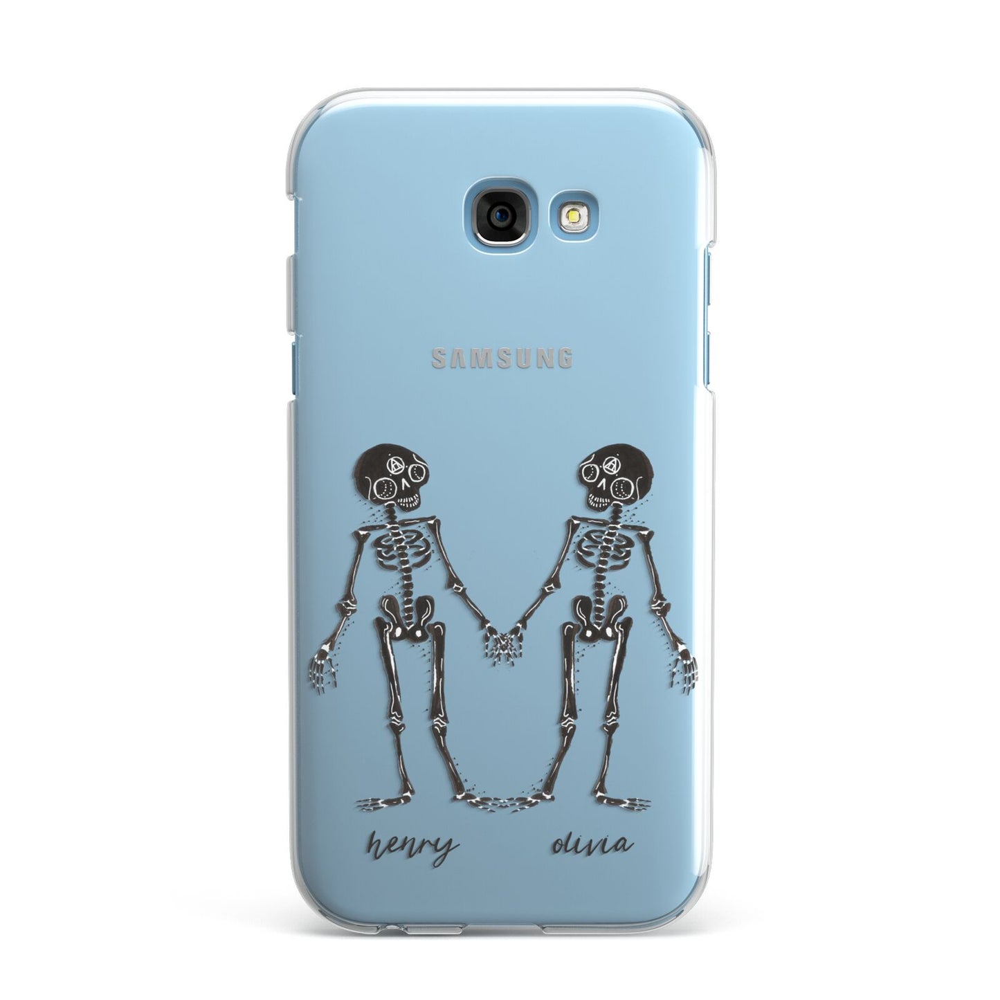 Romantic Skeletons Personalised Samsung Galaxy A7 2017 Case