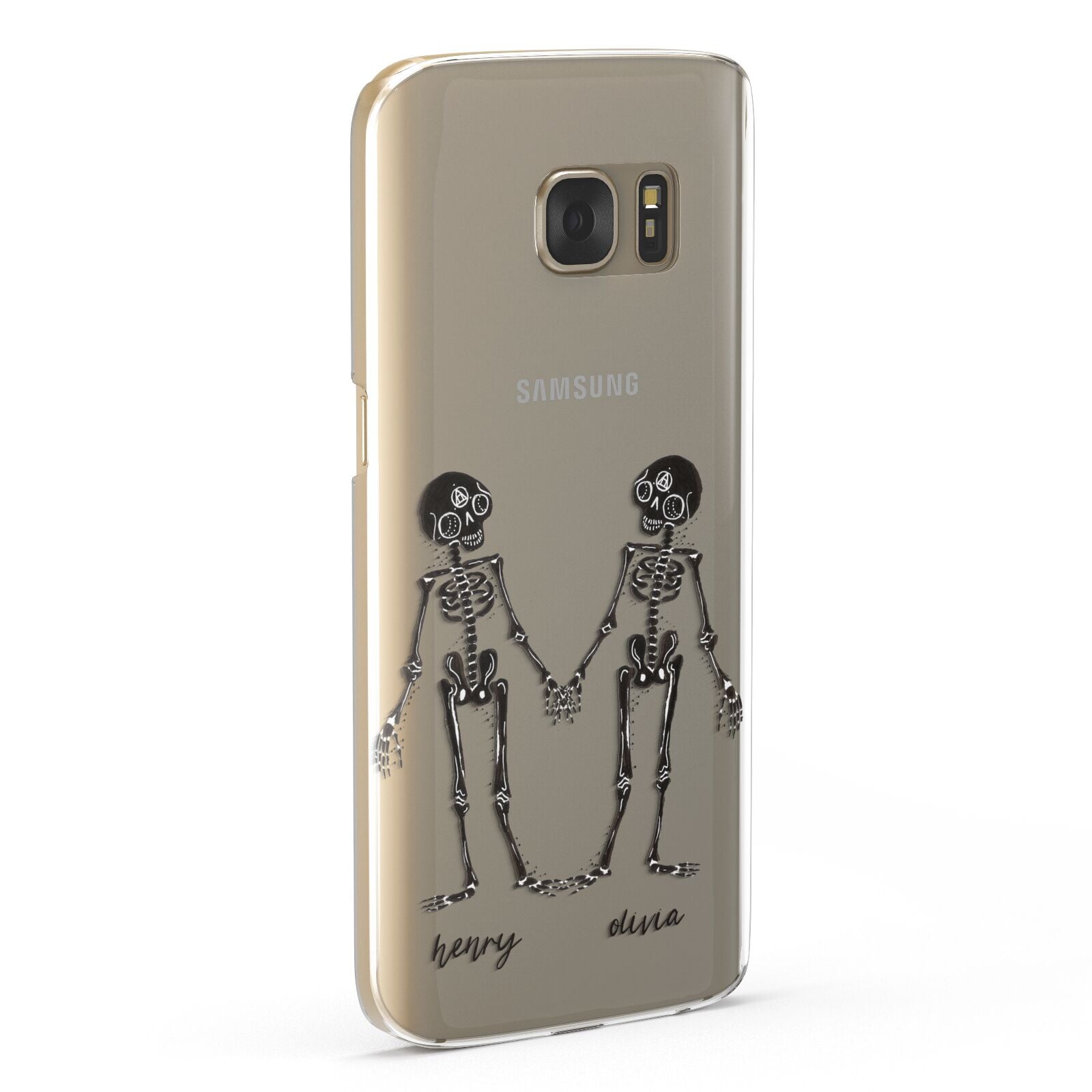 Romantic Skeletons Personalised Samsung Galaxy Case Fourty Five Degrees