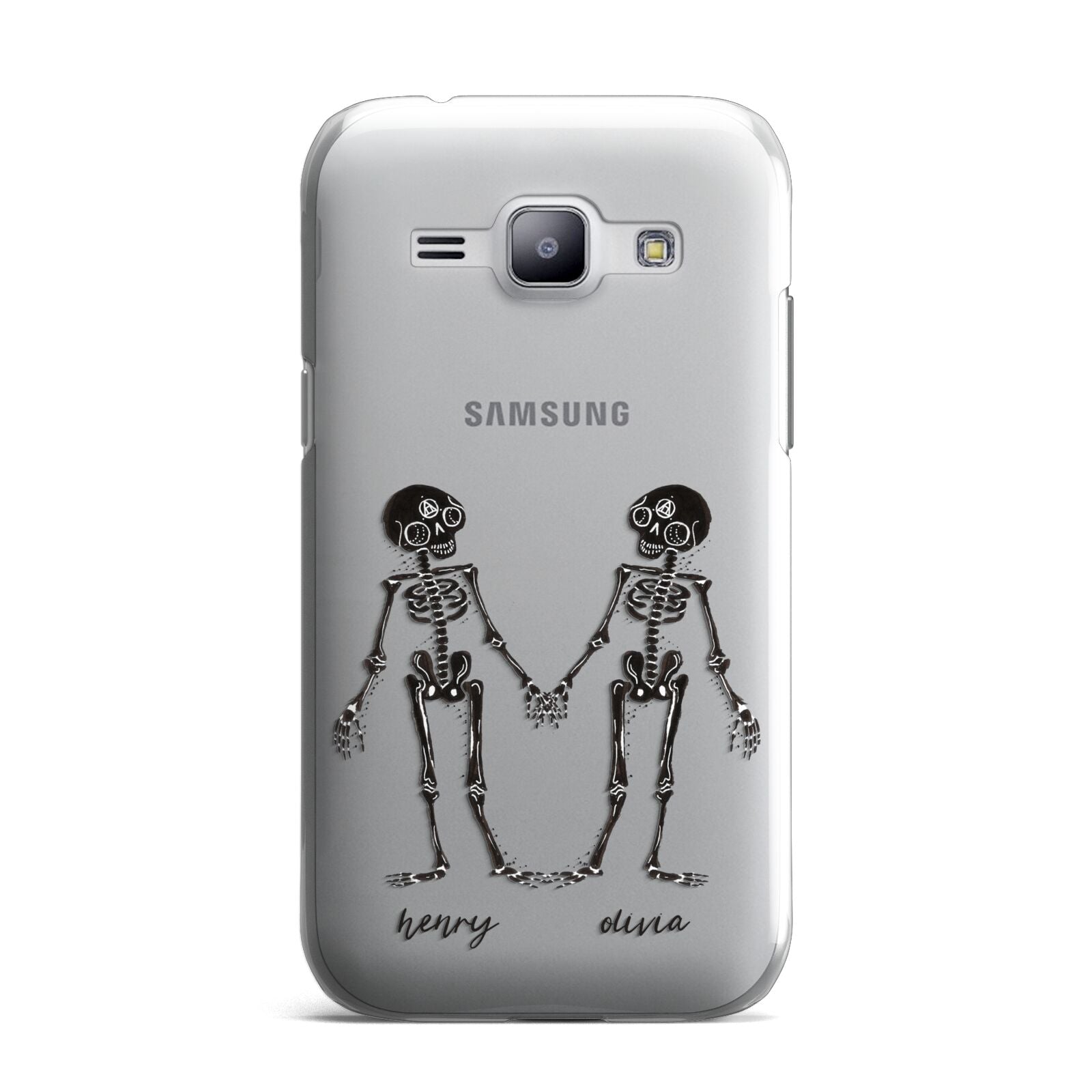 Romantic Skeletons Personalised Samsung Galaxy J1 2015 Case