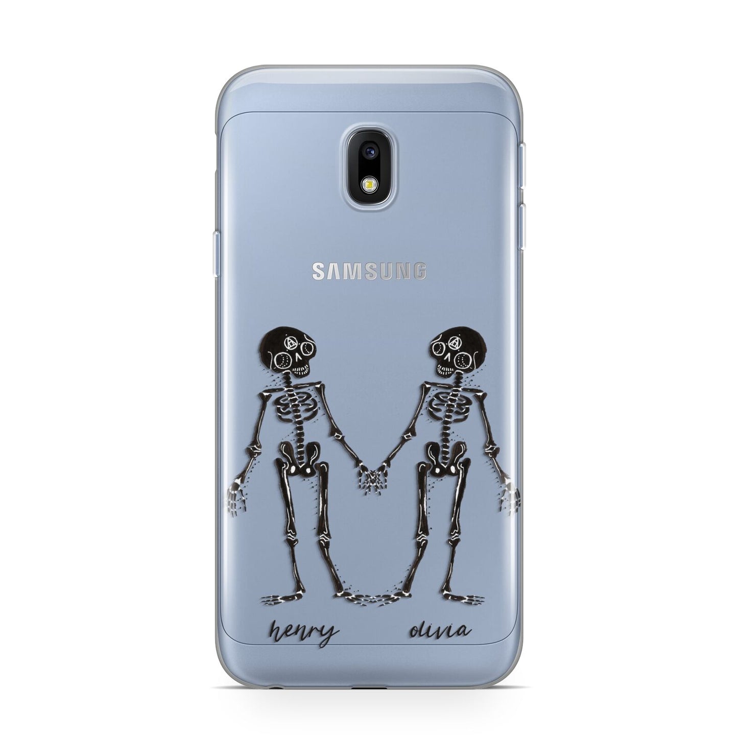 Romantic Skeletons Personalised Samsung Galaxy J3 2017 Case