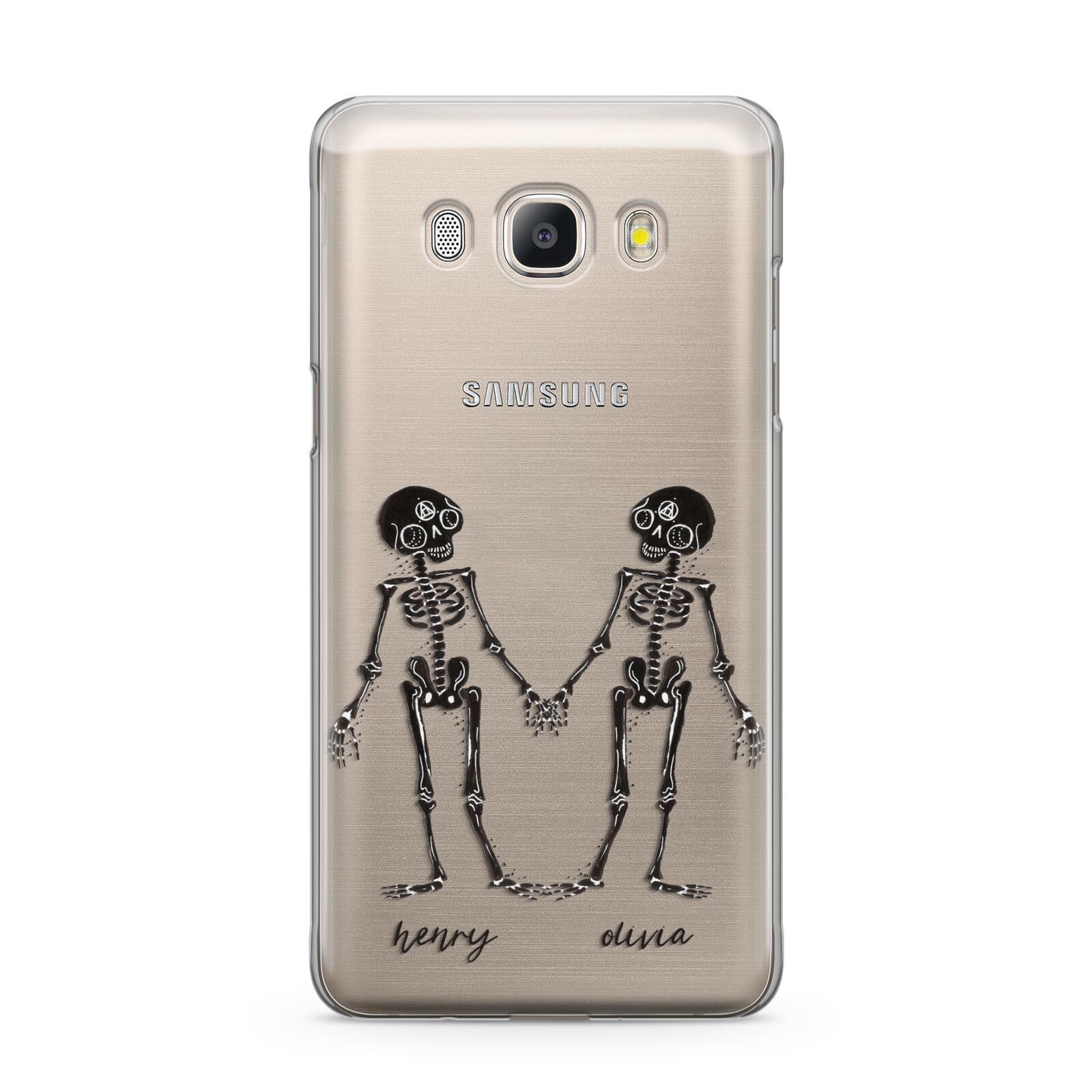 Romantic Skeletons Personalised Samsung Galaxy J5 2016 Case