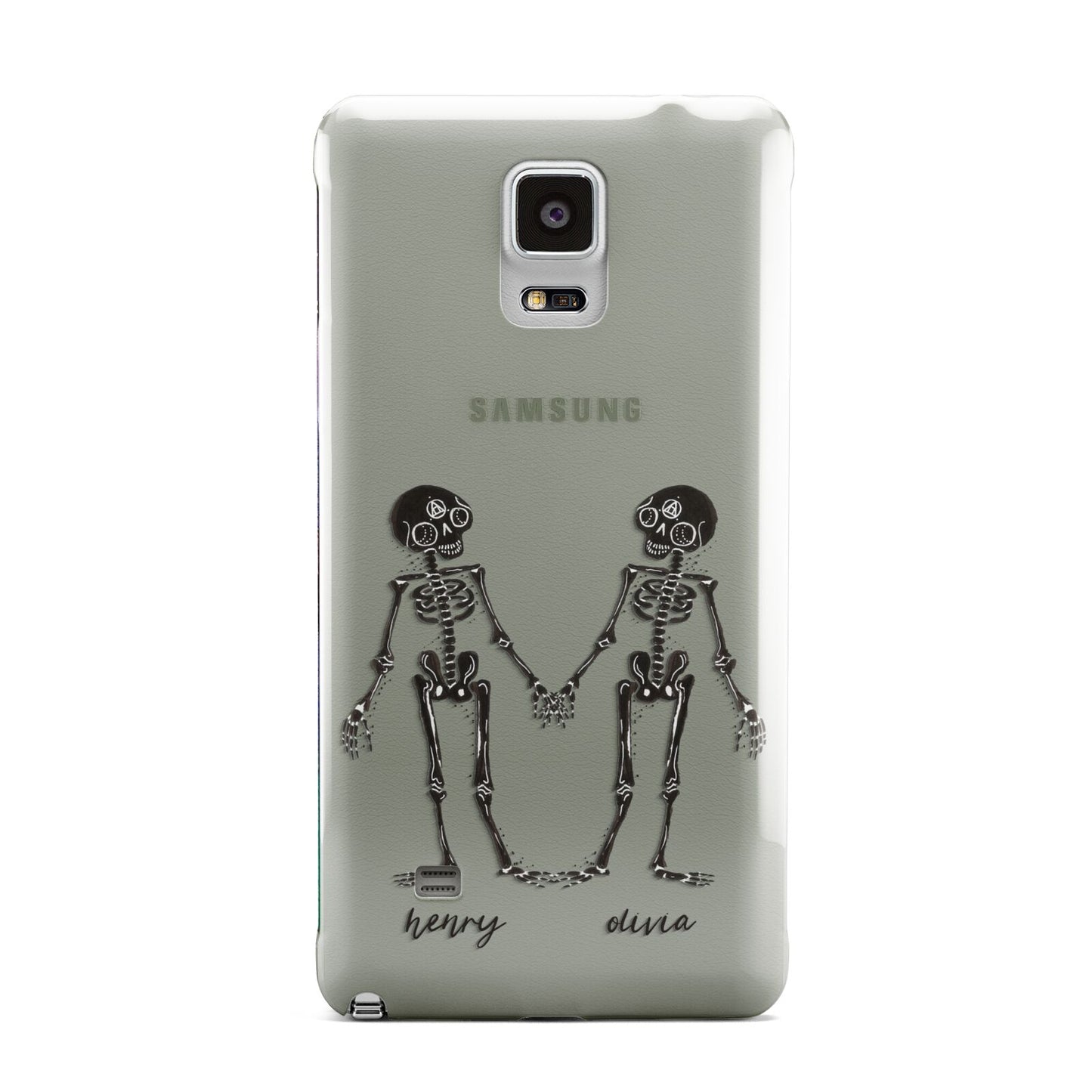 Romantic Skeletons Personalised Samsung Galaxy Note 4 Case