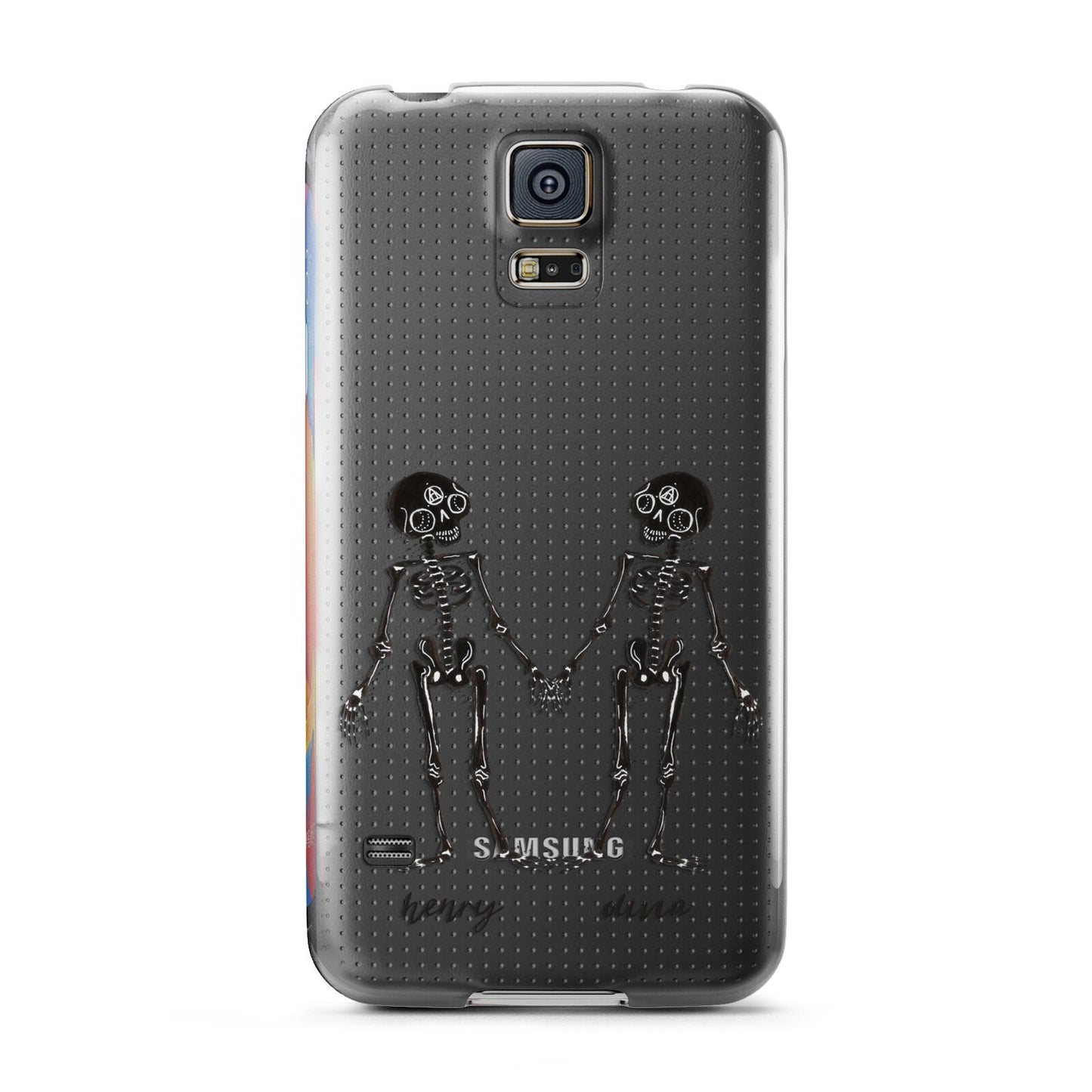 Romantic Skeletons Personalised Samsung Galaxy S5 Case