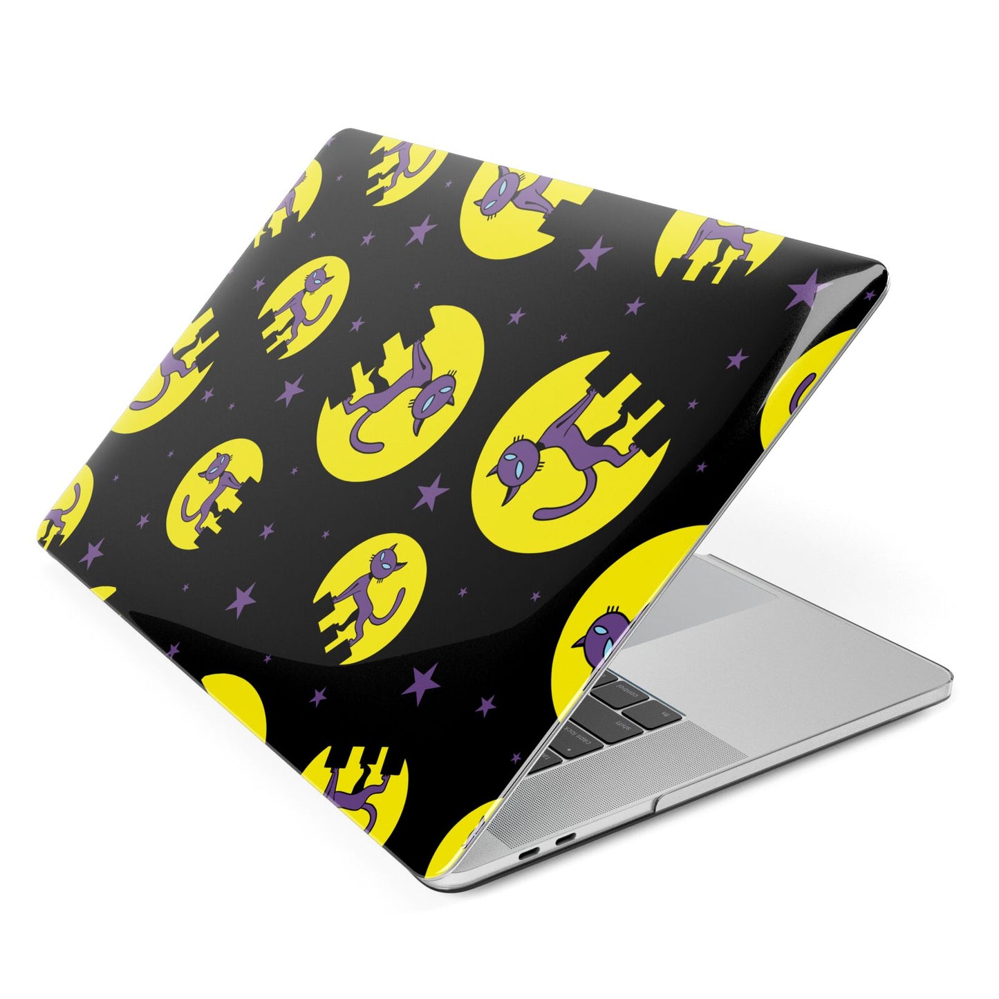 Rooftop Cats Apple MacBook Case Side View