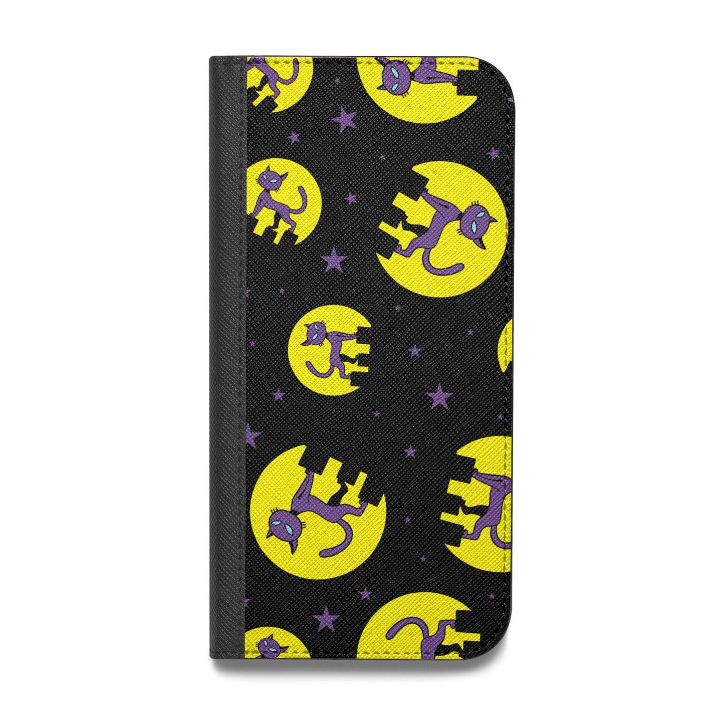 Rooftop Cats Vegan Leather Flip iPhone Case