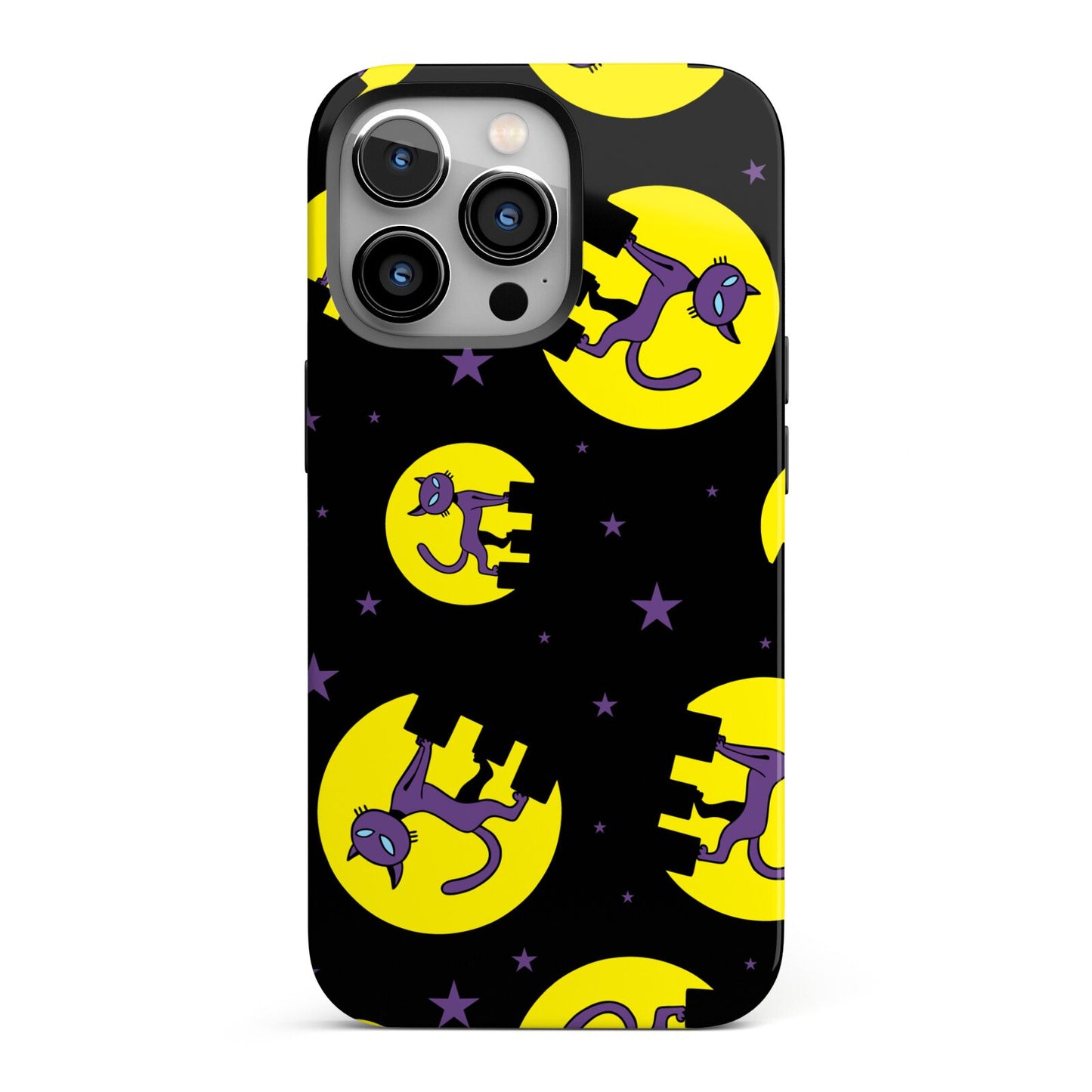 Rooftop Cats iPhone 13 Pro Full Wrap 3D Tough Case