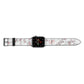 Rose Gold Personalised Marble Glitter Initial Name Apple Watch Strap Landscape Image Space Grey Hardware